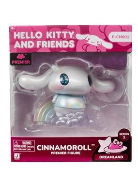 Hello Kitty Cinnamoroll Dreamland Figure in Pink, White, Purple